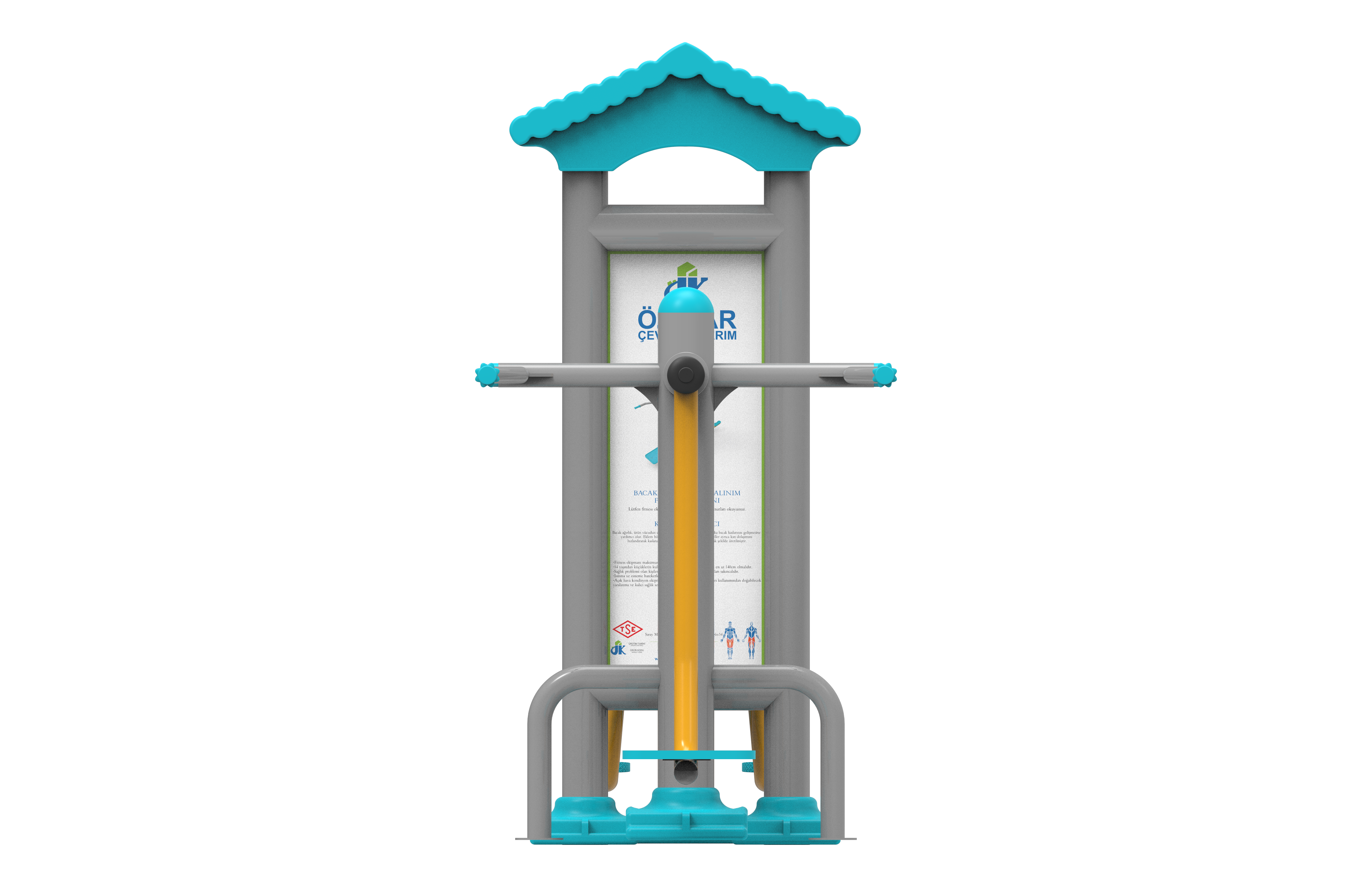 Bacak Acma Yan Salinim Aleti PF-202 | Dış Mekan Spor Aletleri | Erse Kent Mobilyaları